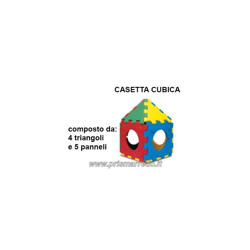 la casetta cubica è ideata per i bambini per favore l'apprendimento attraverso il gioco